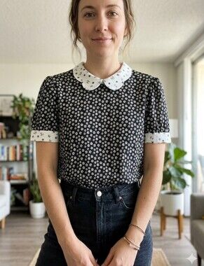 Faith and Joy Los Angeles Floral Blouse
